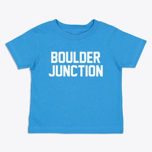 Boulder Junction Wisconsin Classic Block Toddler T-Shirt