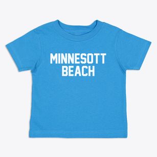 Minnesott Beach North Carolina Classic Block Toddler T-Shirt