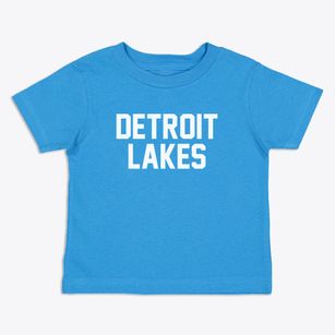 Detroit Lakes Minnesota Classic Block Toddler T-Shirt