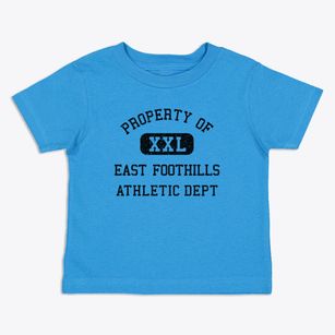East Foothills California Athletic Dept Toddler T-Shirt