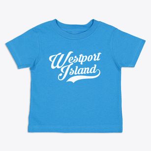 Westport Island Maine Vintage Team Toddler T-Shirt