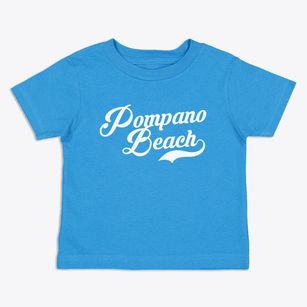 Pompano Beach Florida Vintage Team Toddler T-Shirt