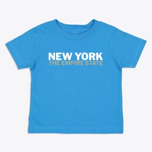  New York White and Gold Toddler T-Shirt