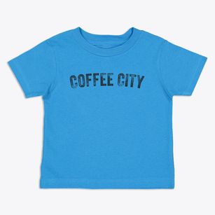 Coffee City Texas Timeless Retro Toddler T-Shirt