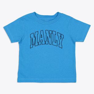 Manly Iowa Trendy Block Toddler T-Shirt