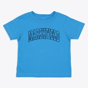Marshfield Massachusetts Trendy Block Toddler T-Shirt