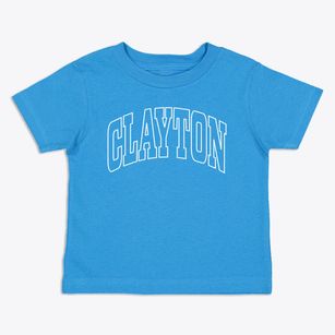 Clayton Wisconsin Trendy Block Toddler T-Shirt
