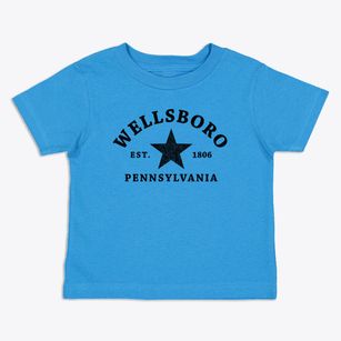 Wellsboro Pennsylvania Star Toddler T-Shirt