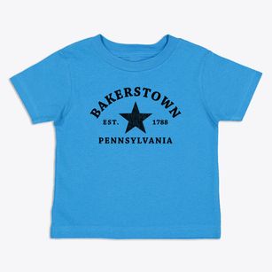 Bakerstown Pennsylvania Star Toddler T-Shirt