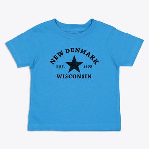 New Denmark Wisconsin Star Toddler T-Shirt
