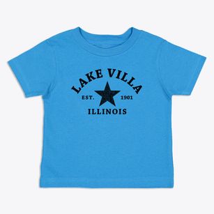 Lake Villa Illinois Star Toddler T-Shirt
