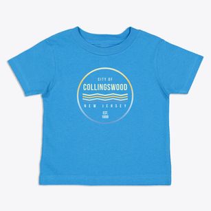 Collingswood New Jersey Color Fade Toddler T-Shirt