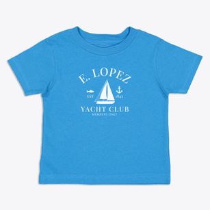 E. Lopez Texas Yacht Club Toddler T-Shirt