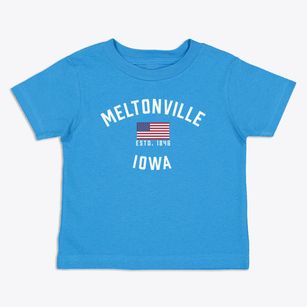 Meltonville Iowa Patriot Toddler T-Shirt
