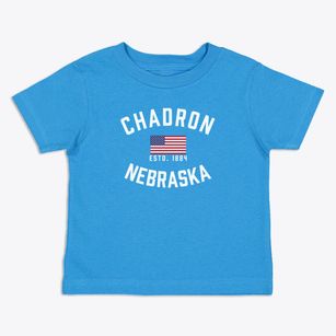 Chadron Nebraska Patriot Toddler T-Shirt