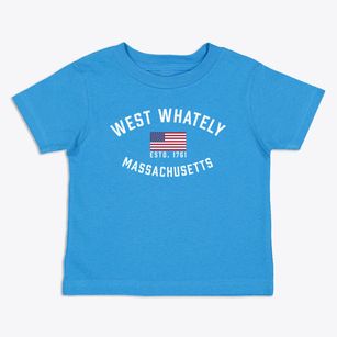 West Whately Massachusetts Patriot Toddler T-Shirt