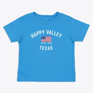 Happy Valley Texas Patriot Toddler T-Shirt
