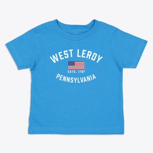 West Leroy Pennsylvania Patriot Toddler T-Shirt
