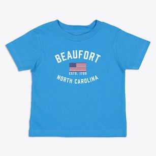 Beaufort North Carolina Patriot Toddler T-Shirt