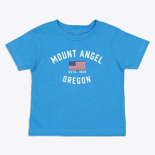 Mount Angel Oregon Patriot Toddler T-Shirt