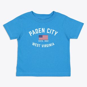 Paden City West Virginia Patriot Toddler T-Shirt