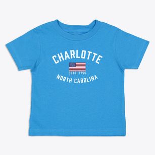 Charlotte North Carolina Patriot Toddler T-Shirt