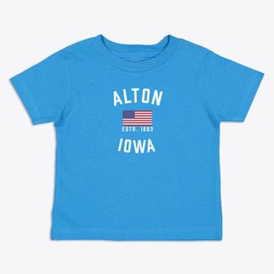 Alton Iowa Patriot Toddler T-Shirt