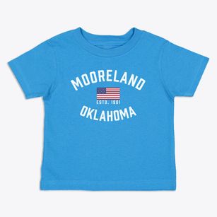 Mooreland Oklahoma Patriot Toddler T-Shirt