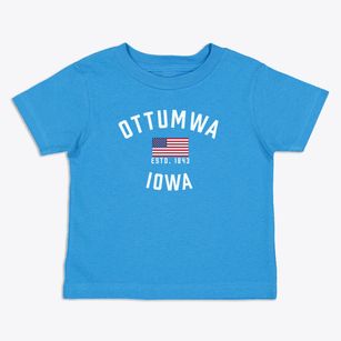Ottumwa Iowa Patriot Toddler T-Shirt