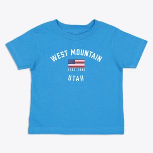 West Mountain Utah Patriot Toddler T-Shirt