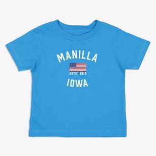 Manilla Iowa Patriot Toddler T-Shirt
