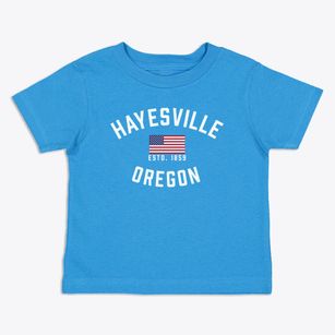 Hayesville Oregon Patriot Toddler T-Shirt