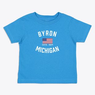 Byron Michigan Patriot Toddler T-Shirt
