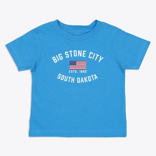 Big Stone City South Dakota Patriot Toddler T-Shirt