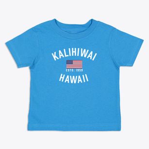 Kalihiwai Hawaii Patriot Toddler T-Shirt