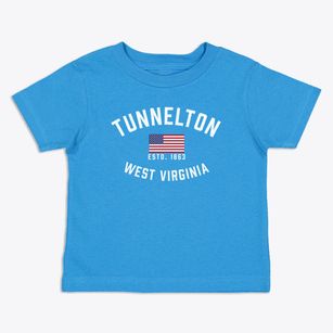 Tunnelton West Virginia Patriot Toddler T-Shirt