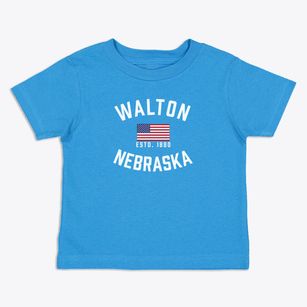 Walton Nebraska Patriot Toddler T-Shirt