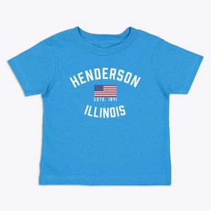 Henderson Illinois Patriot Toddler T-Shirt