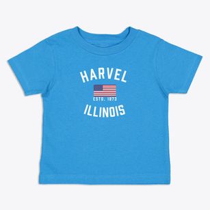 Harvel Illinois Patriot Toddler T-Shirt