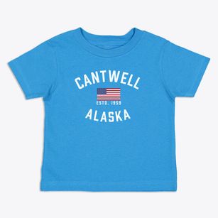 Cantwell Alaska Patriot Toddler T-Shirt