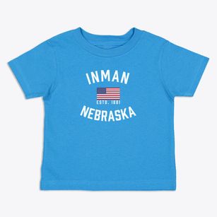 Inman Nebraska Patriot Toddler T-Shirt