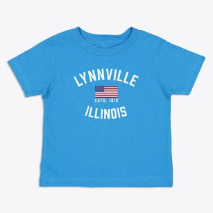 Lynnville Illinois Patriot Toddler T-Shirt
