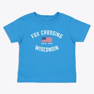 Fox Crossing Wisconsin Patriot Toddler T-Shirt