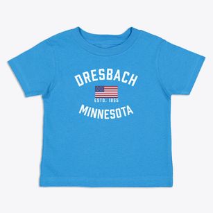 Dresbach Minnesota Patriot Toddler T-Shirt