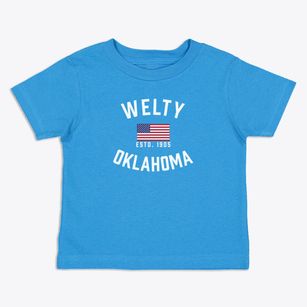 Welty Oklahoma Patriot Toddler T-Shirt