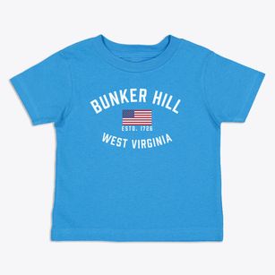 Bunker Hill West Virginia Patriot Toddler T-Shirt