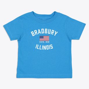 Bradbury Illinois Patriot Toddler T-Shirt