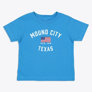 Mound City Texas Patriot Toddler T-Shirt