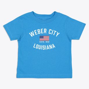 Weber City Louisiana Patriot Toddler T-Shirt