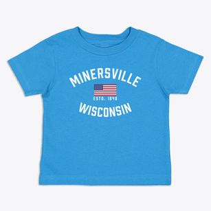 Minersville Wisconsin Patriot Toddler T-Shirt